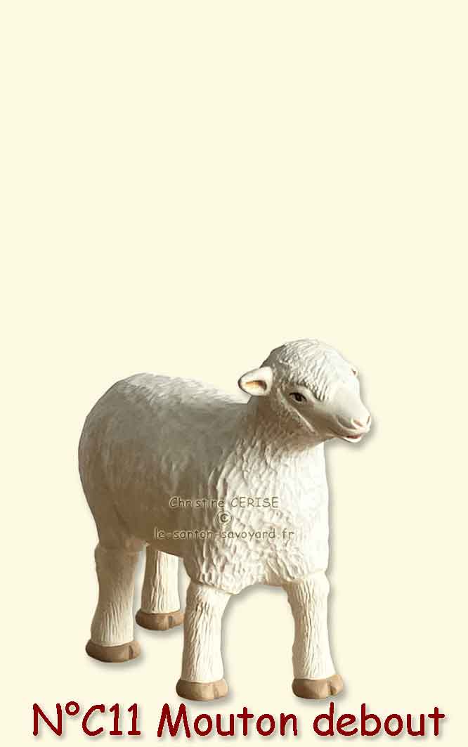 N°C11 Mouton debout